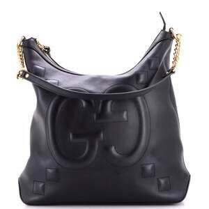 Gucci Apollo Hobo Gg Embossed Calfskin #244971G11B